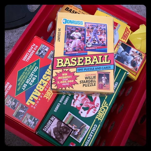 MLB Other Boxes Of Baseball Cards Poshmark